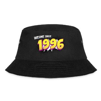 Retro 27. Geburtstag im Pop Art Comic Stil - Bucket Hat - Schwarz - Vorne - Lela (165cm)