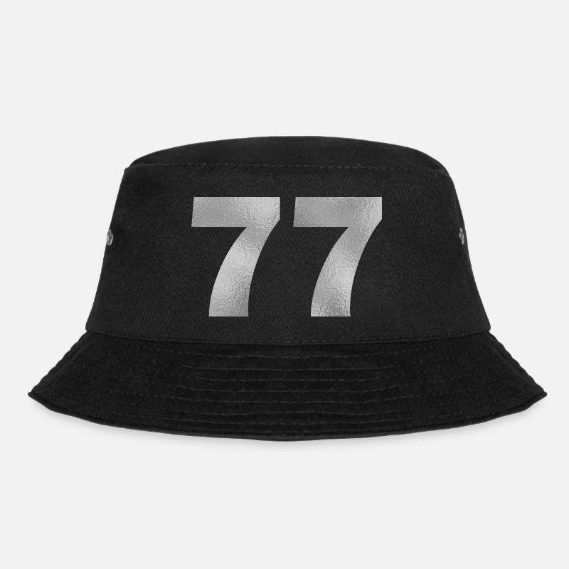 Geburtstag 77 Jahre - Bucket Hat - Schwarz