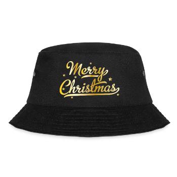 Merry Christmas - Bucket Hat - Schwarz - Vorne - Lela (165cm)