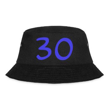 JAHRESTAG. ALLES GUTE ZUM GEBURTSTAG. ALLES GUTE ZUM GEBURTSTAG. - Bucket Hat - Schwarz - Vorne - Lela (165cm)