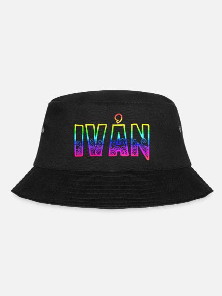 ivån rs regenbogen - Bucket Hat - Schwarz