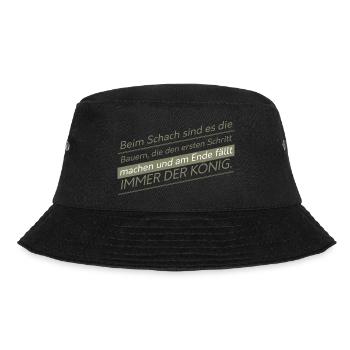 Funny Farmer Sayings - Bucket Hat - black - Front - Lela (165cm)