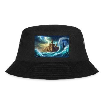 creepy mythical places – doom of Atlantis - Bucket Hat - black - Front - Lela (165cm)