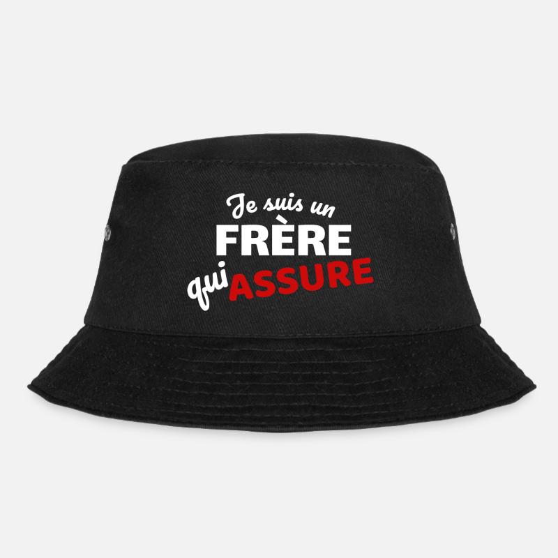 Ich bin ein Bruder, der dafür sorgt, dass - Bucket Hat - Schwarz