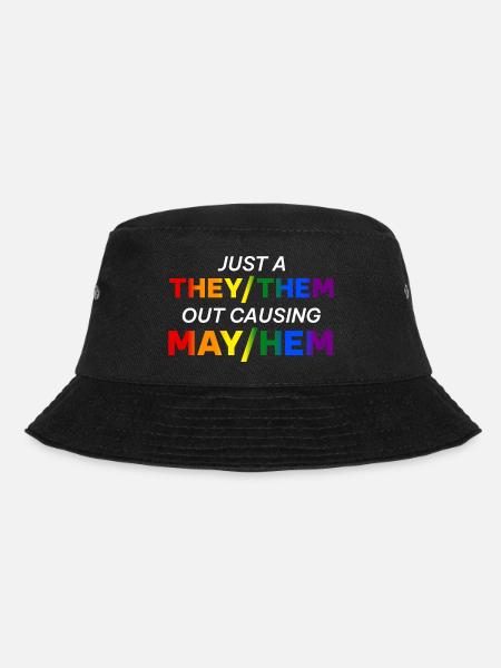 Nur eine LGBT-Gay-Pride, die sie outen - Bucket Hat - Schwarz