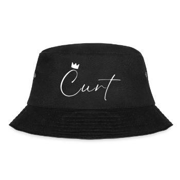 Curt Name König T-Shirt Geschenk Männer - Bucket Hat - Schwarz - Vorne - Lela (165cm)