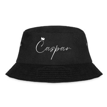 Caspar Name König T-Shirt Geschenk Männer - Bucket Hat - Schwarz - Vorne - Lela (165cm)
