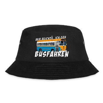 I've had enough, I'm going to take the bus - Bucket Hat - black - Front - Lela (165cm)