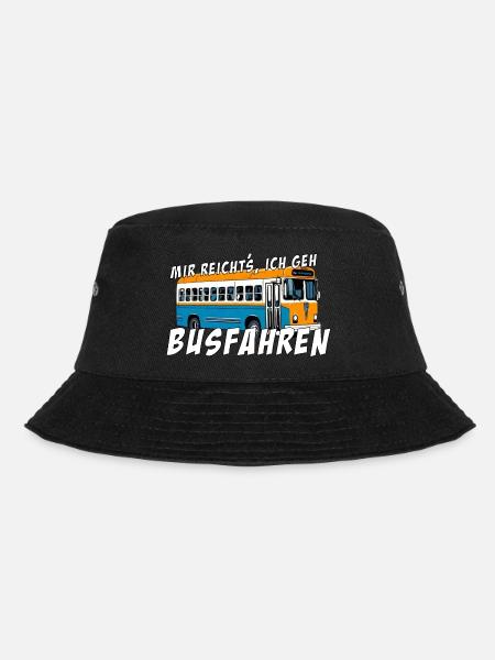 Mir reicht´s, ich geh Busfahren - Bucket Hat - Schwarz