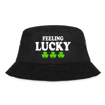 feeling lucky - Bucket Hat - Schwarz - Vorne - Lela (165cm)