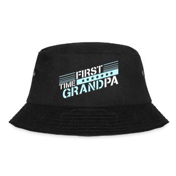 First Time Grandpa Best Grandpa Grandpa Love Grandpa - Bucket Hat - black - Front - Lela (165cm)