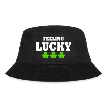 feeling lucky - Bucket Hat - Schwarz - Vorne - Lela (165cm)