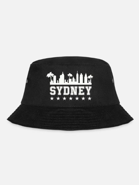 sydney 01 - Bucket Hat - Schwarz