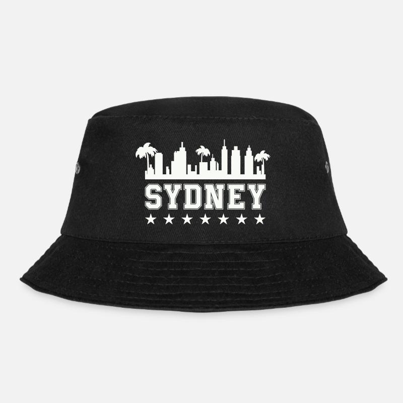 sydney 01 - Bucket Hat - Schwarz
