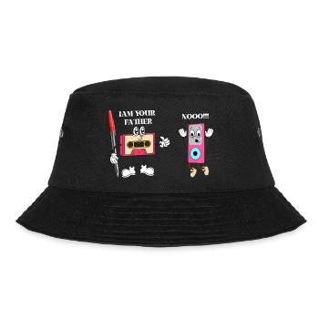 I’m Your Father|Funny Father Gifts| Funny Retro - Bucket Hat - black - Front - Lela (165cm)