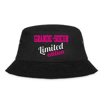 BIG SISTER LIMITIERTE AUFLAGE - Bucket Hat - Schwarz - Vorne - Lela (165cm)