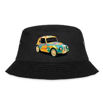 Old Abstract Car - Bucket Hat - black - Front - Lela (165cm)