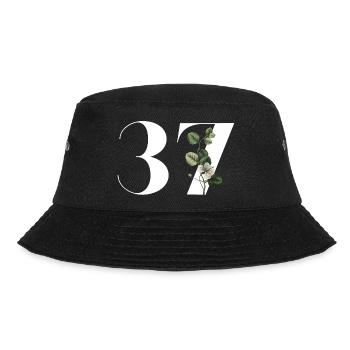 Numéro 37 floral vert - 37e anniversaire floral - Bob - noir - Devant - Lela (165cm)