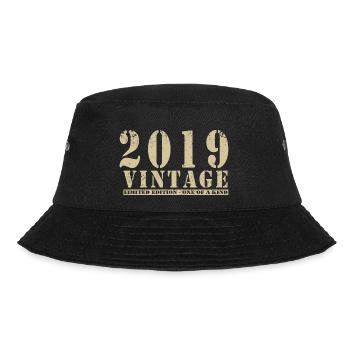 Original 2019 Vintage Vintage anniversaire rétro - Bob - noir - Devant - Lela (165cm)