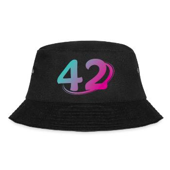 Number 42 multicolor - Bucket Hat - black - Front - Lela (165cm)