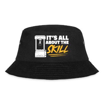 Its all about the skill Design for a game lover - Bucket Hat - black - Front - Lela (165cm)