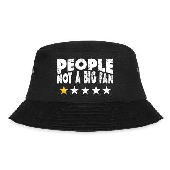 People- Not a big fan - Bucket Hat - black - Front - Lela (165cm)