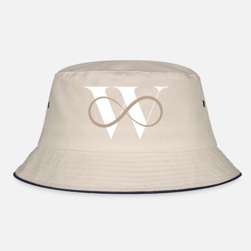 Infinite w Letter Bucket Hat