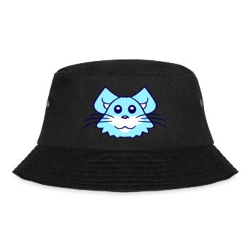 Pretty Cat Looking Happy Cheerful Smiling - Bucket Hat - black - Front - Lela (165cm)