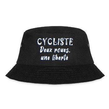 Bicycle Two-Wheeled Bicycle Freedom - Bucket Hat - black - Front - Lela (165cm)