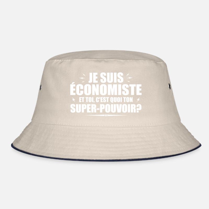 Ich bin Ökonom. Was ist deine Superkraft? Bucket Hat