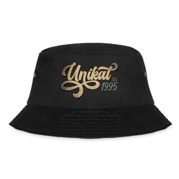 Unikat Est. 1995 - Bucket Hat - Schwarz - Vorne - Lela (165cm)