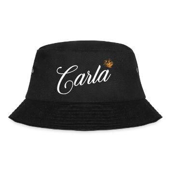 Carla Custom Name for Women Kids Toddlers - Carla - Bucket Hat - black - Front - Lela (165cm)