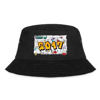 Street Pulse 2017 Graffiti – 8 Jahre Rebel - Bucket Hat - Schwarz - Vorne - Lela (165cm)