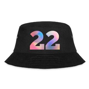 Colorful Number 22 - Bucket Hat - black - Front - Lela (165cm)