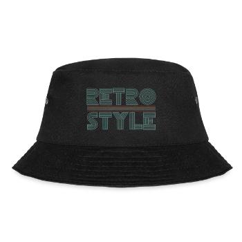 Retro Style - Neon - Bucket Hat - Schwarz - Vorne - Lela (165cm)