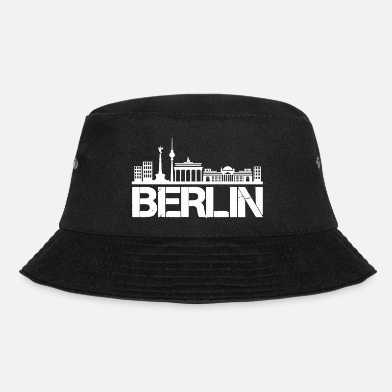 berlin skyline - Bucket Hat - Schwarz
