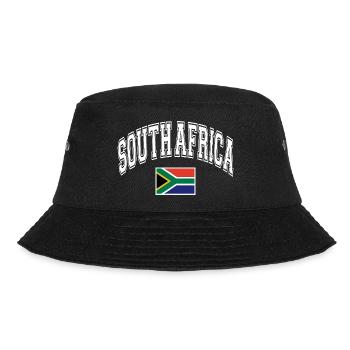 South Africa South Africa Flag - Bucket Hat - black - Front - Lela (165cm)
