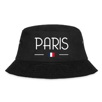 Paris - Bucket Hat - Schwarz - Vorne - Lela (165cm)