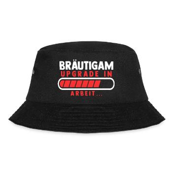 Bräutigam Polterabend Junggesellenabschied - Bucket Hat - Schwarz - Vorne - Lela (165cm)