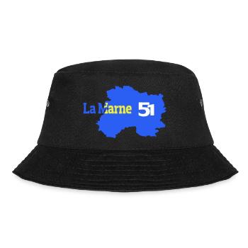 Der Stadtplan des Departements Marne 51 - Bucket Hat - Schwarz - Vorne - Lela (165cm)