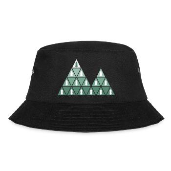 Tannen & Berge - Bucket Hat - Schwarz - Vorne - Lela (165cm)