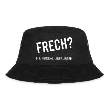 Cheeky verbally superior - Bucket Hat - black - Front - Lela (165cm)