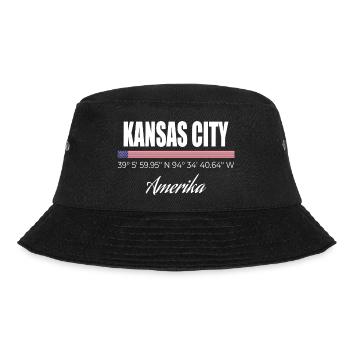 Kansas City - Bucket Hat - black - Front - Lela (165cm)