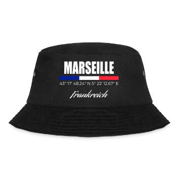 Marseille - Bucket Hat - Schwarz - Vorne - Lela (165cm)