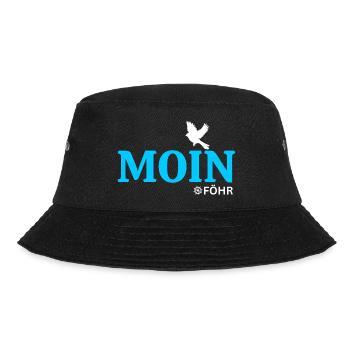Moin Föhr - Maritime North Sea Island Design - Bucket Hat - black - Front - Lela (165cm)