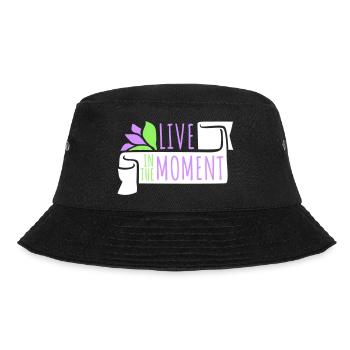 Live In The Moment Mindfulness Presence Awareness - Bucket Hat - black - Front - Lela (165cm)