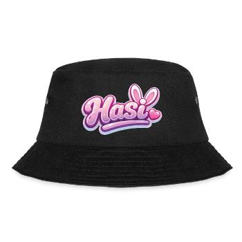 Hasl Heart Lettering Pink Glam - Bucket Hat - black - Front - Lela (165cm)