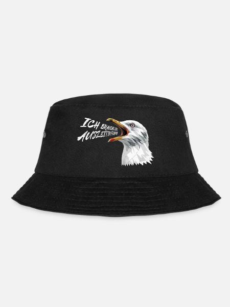 Ostsee BRAUCHE EINE AUSZEIT IN FEHMARN Lustig - Bucket Hat - Schwarz