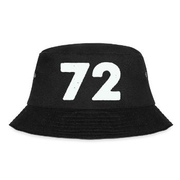 72 - Bucket Hat - Schwarz - Vorne - Lela (165cm)