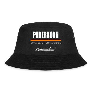 Paderborn - Bucket Hat - Schwarz - Vorne - Lela (165cm)